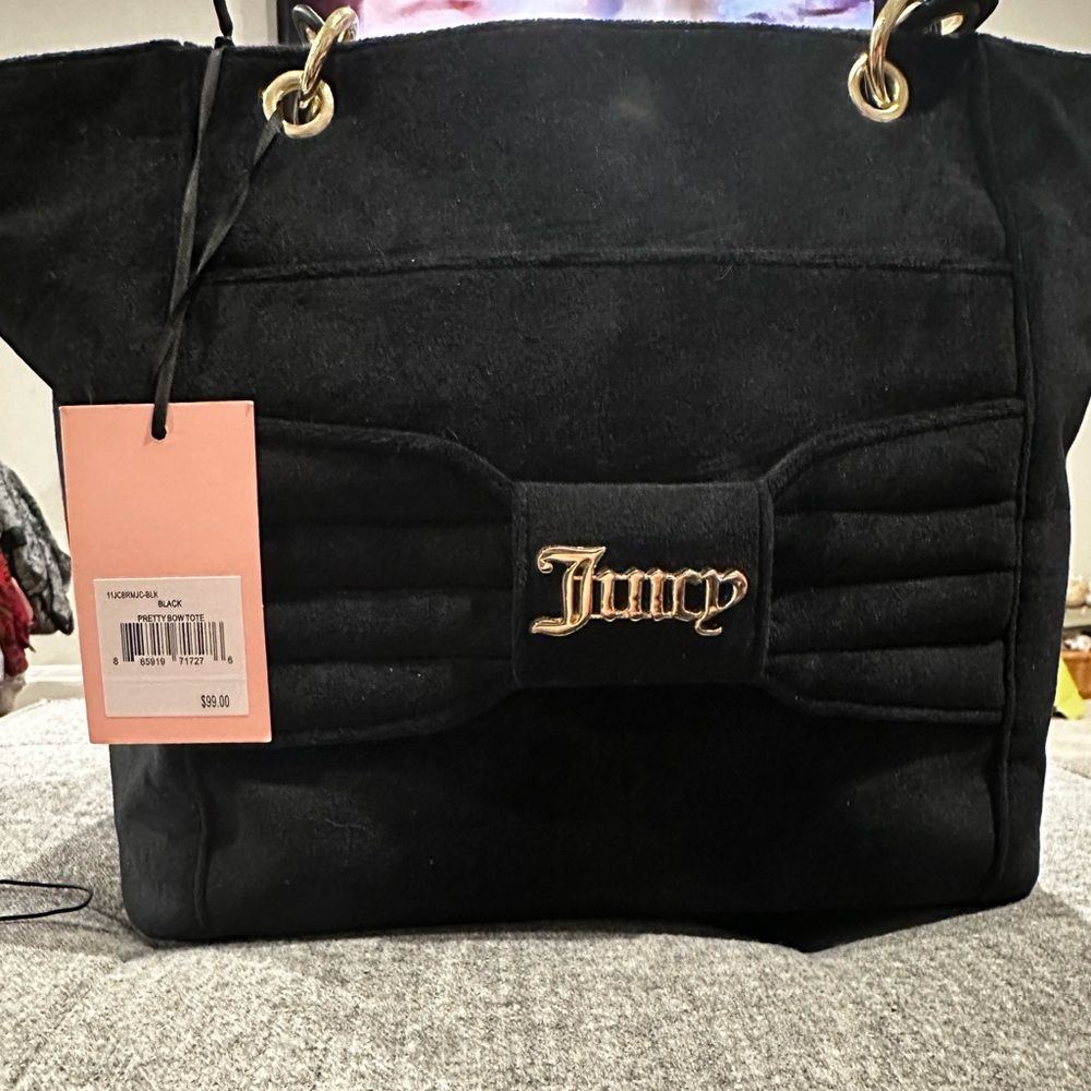 Juicy Couture Black Tote Bag